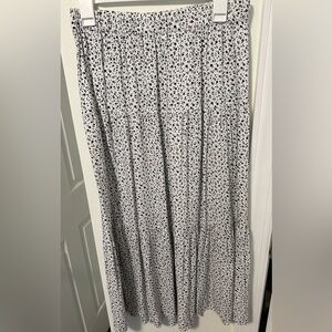 beachlunchlounge Black and White Maxi Skirt